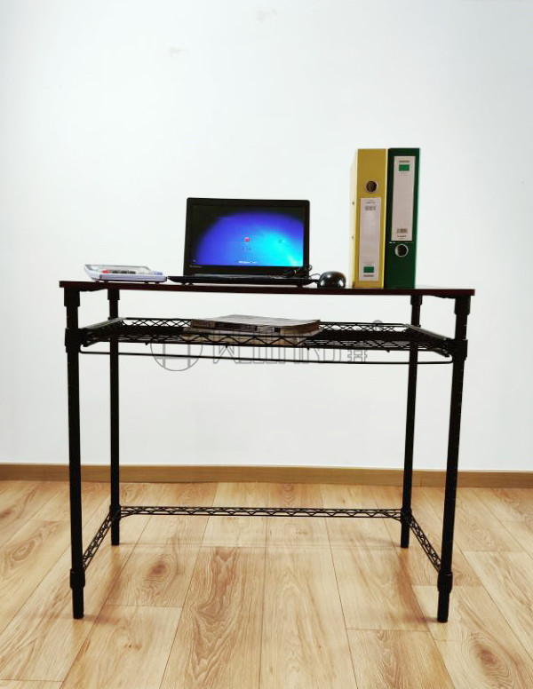 电脑工作桌 家居可移动工作桌 简易电脑桌子 多层可拆卸电脑桌子-川井