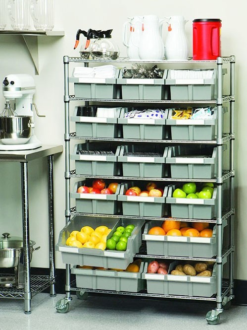 冷库防锈货架食品环保安全无菌多层可调节金属冷库层架产品