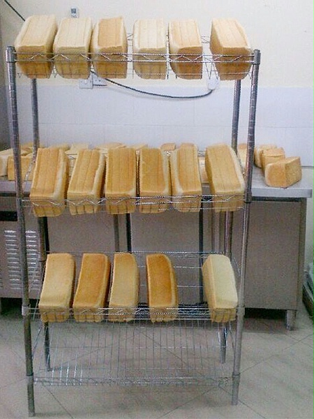 面包房面包储存展示冷却架
